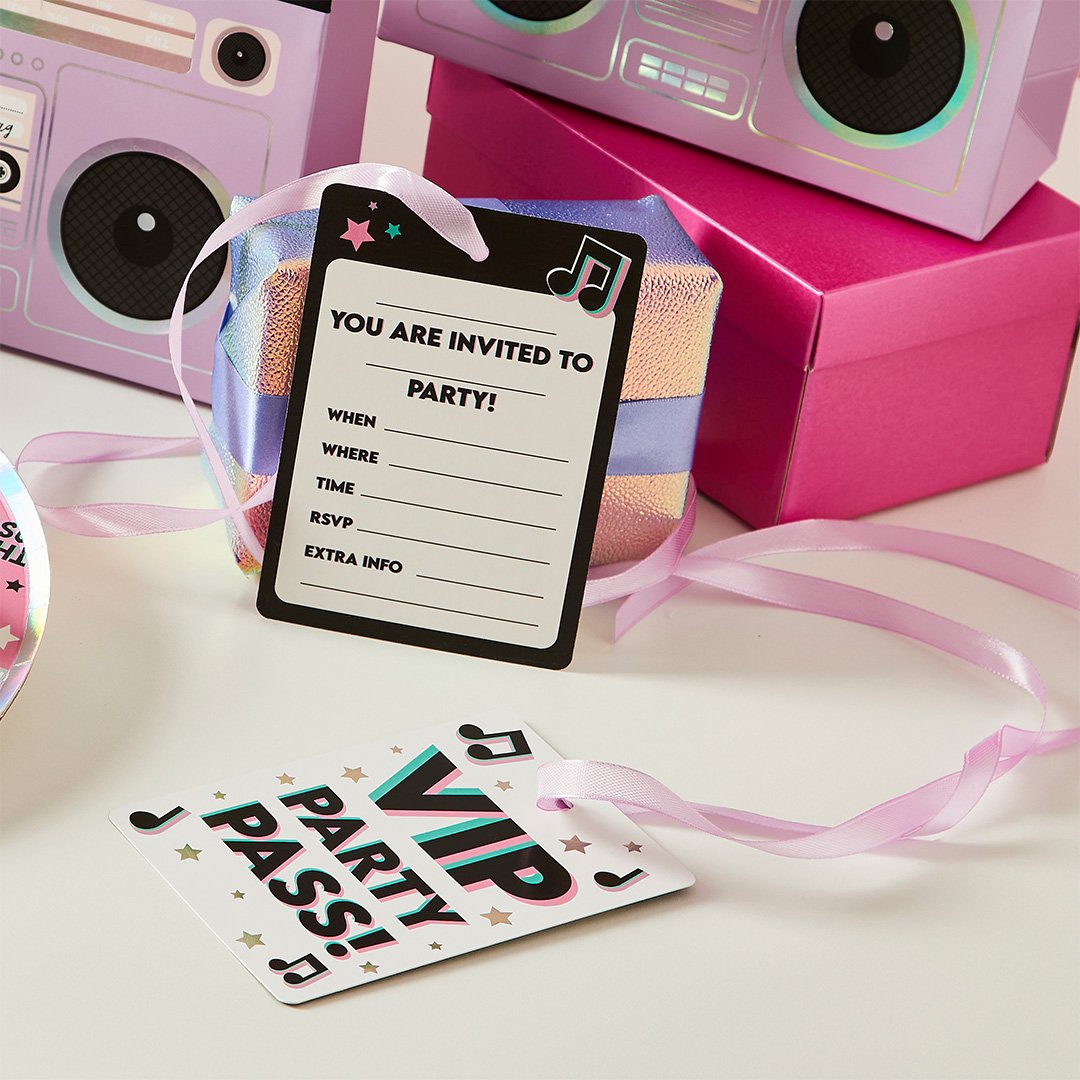 VIP Pass Party Invitations