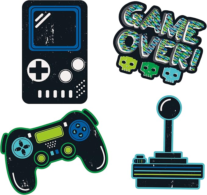 Gamer Birthday Wall Decals