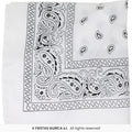 White Cowboy Bandana