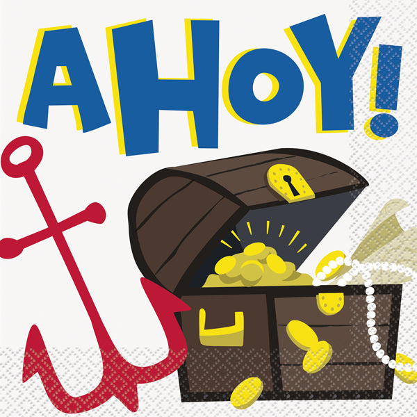 Ahoy Pirate Napkins 16ct
