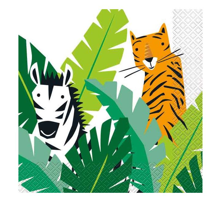 Animal Safari Napkins 16ct