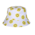 White Smiley Bucket Hat