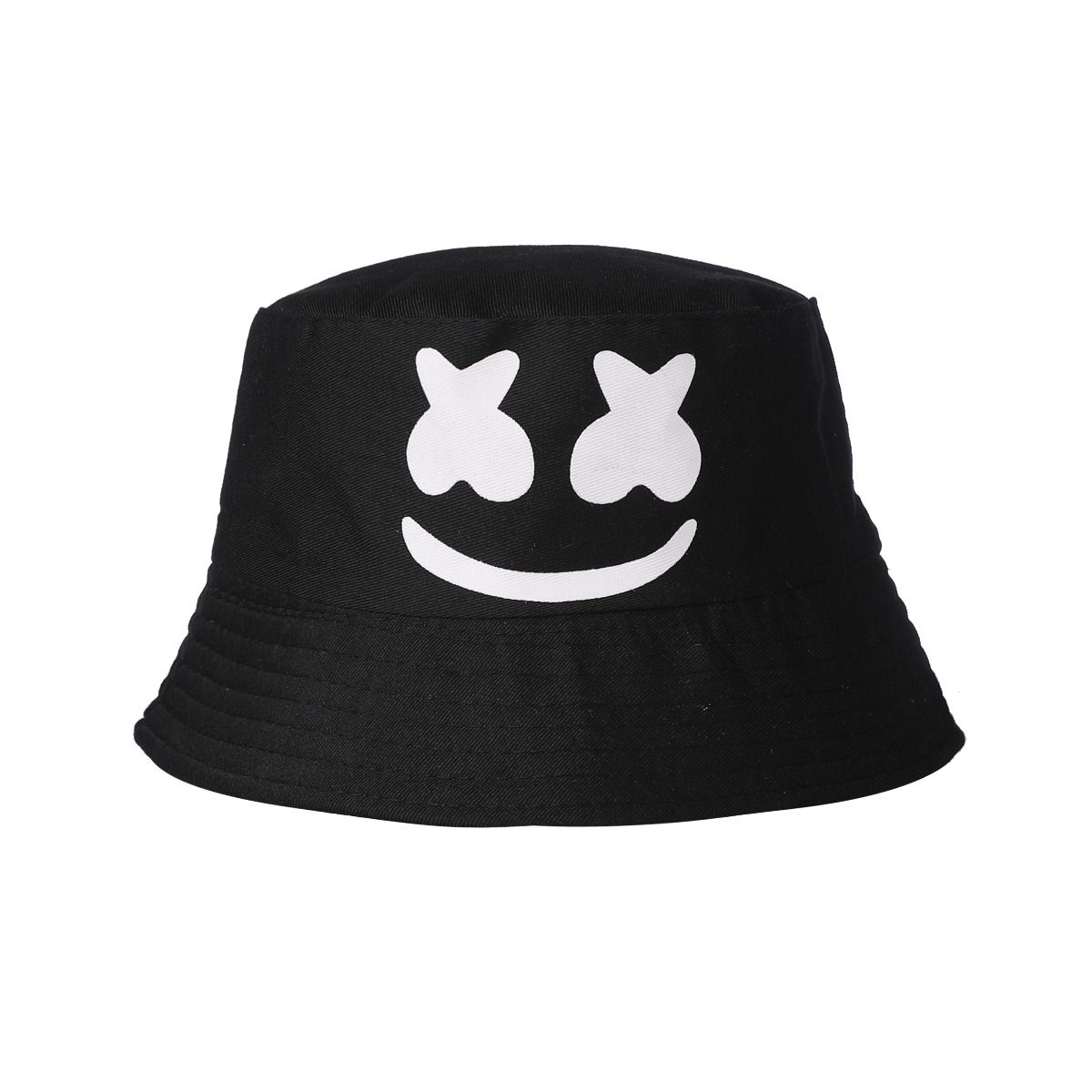 White Cross Eye Bucket Hat