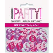 Glitz Pink 16 Confetti