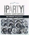 Glitz Black 40 Confetti