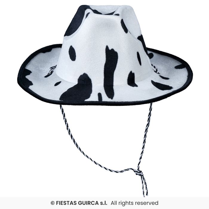 Cow Print Cowboy Hat