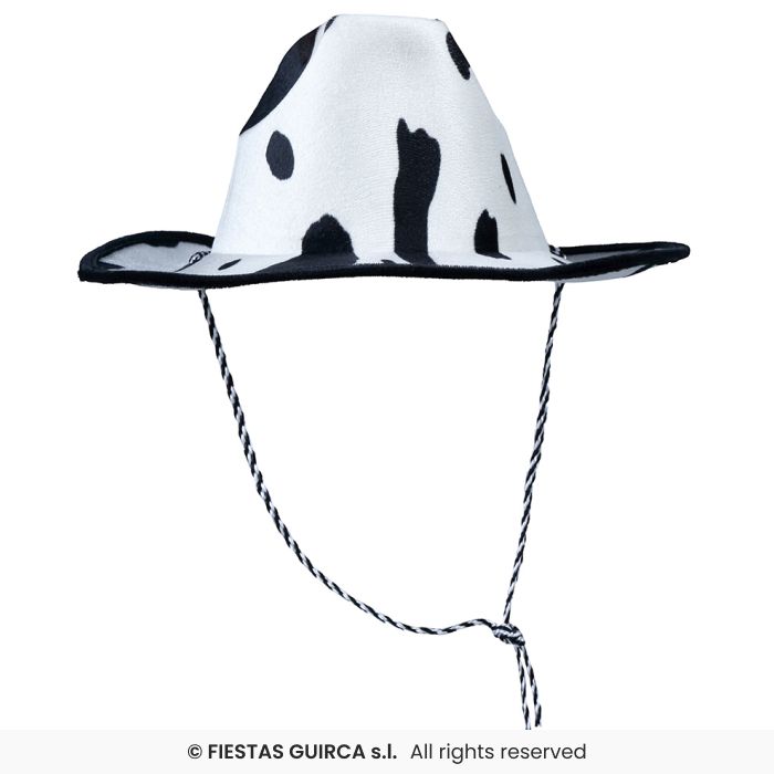 Cow Print Cowboy Hat