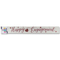 Happy Engagement Banner Rose Gold