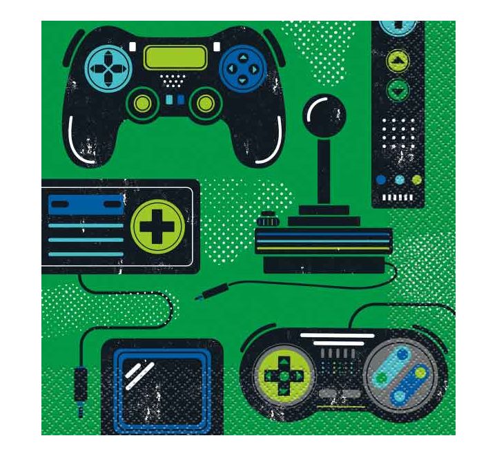 Game Over Napkins 16ct
