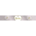 Golden 50th Wedding Anniversary Banner