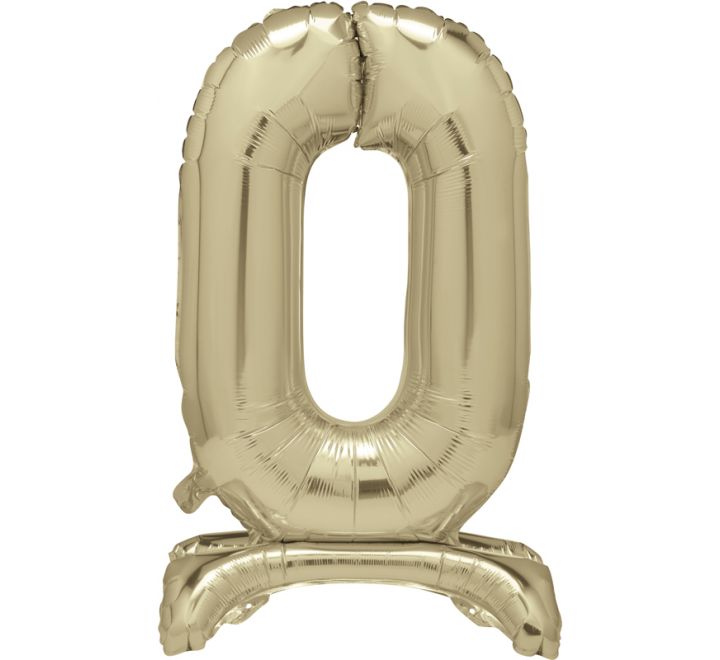 Gold 30" Stand Alone Number 0