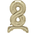 Gold 30" Stand Alone Number 8