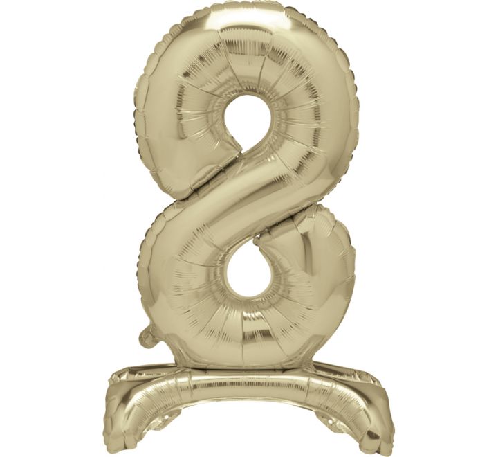 Gold 30" Stand Alone Number 8