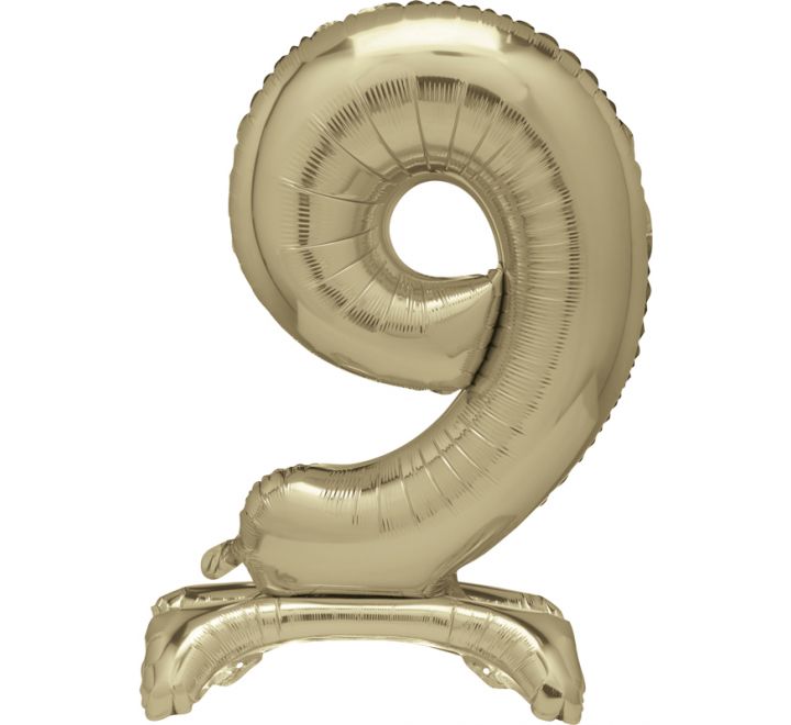 Gold 30" Stand Alone Number 9