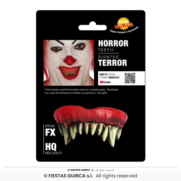Horror Teeth with Fitting Paste