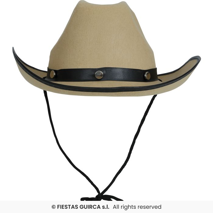 Light Brown Felt Cowboy Hat
