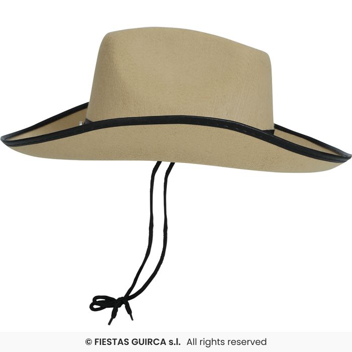 Light Brown Felt Cowboy Hat