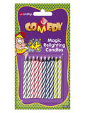 Magic relighting candles
