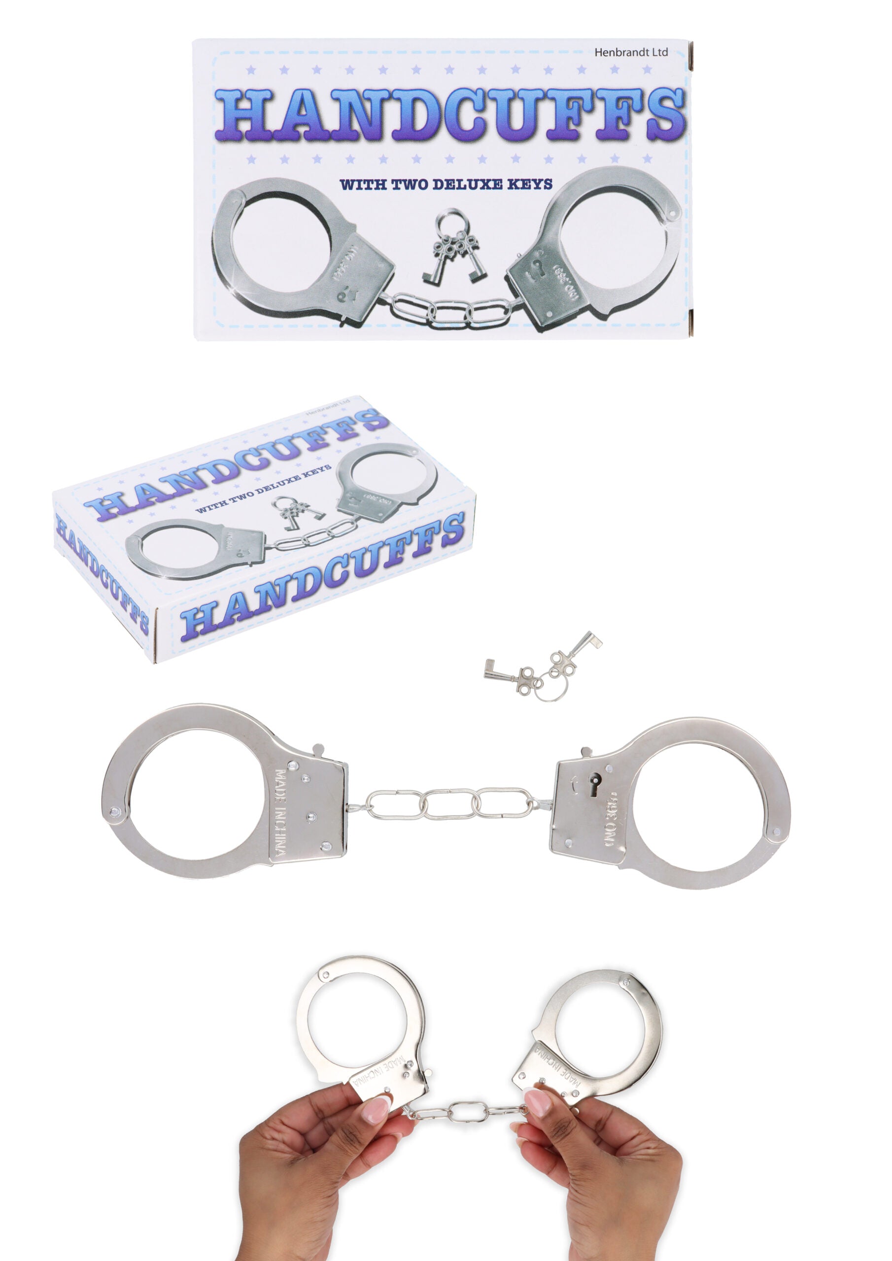 Metal Handcuffs With Key