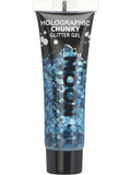 Iridescent Chunky Glitter Gel 12ml - Blue