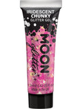 Iridescent Chunky Glitter Gel 12ml - Pink