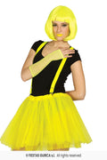 Neon Yellow Mesh Gloves 26cm