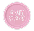 Pink Baby Shower Plates 8ct