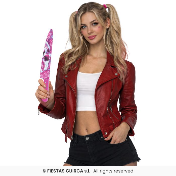 Pink Skull Knife