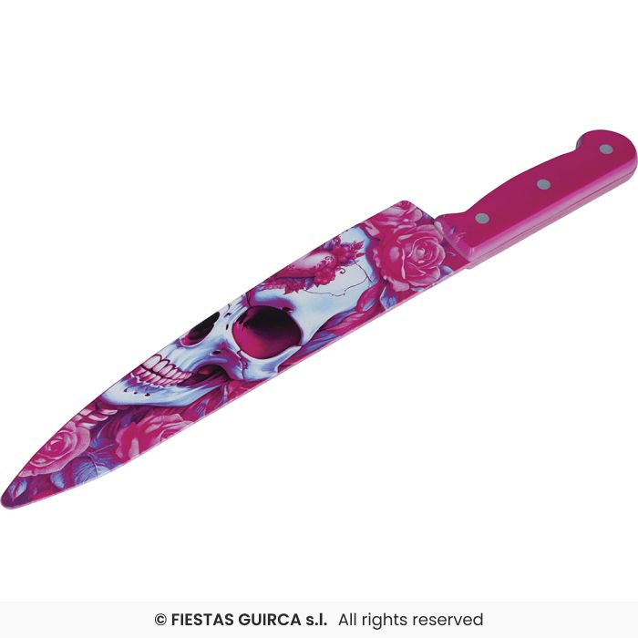 Pink Skull Knife
