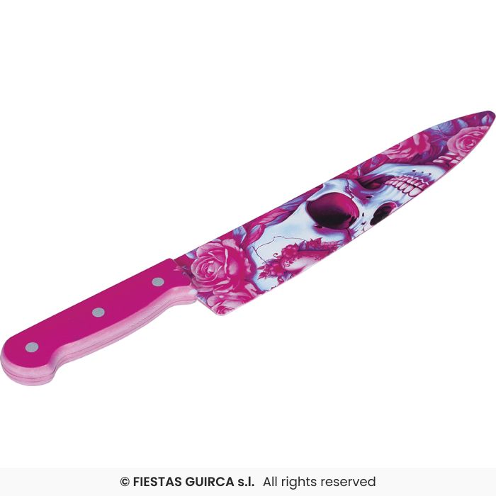 Pink Skull Knife
