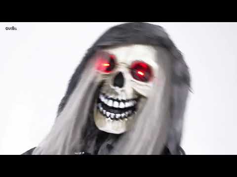 Flying Death Skeleton with Light & Sound