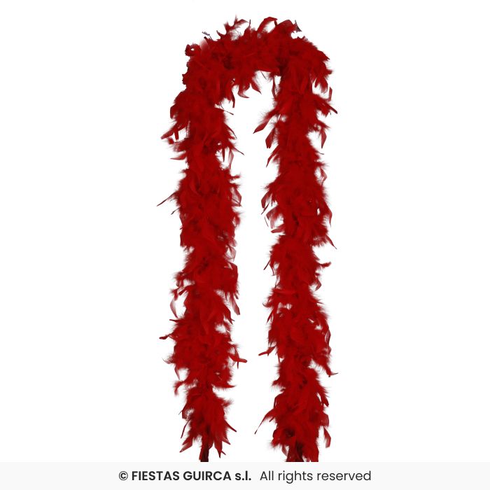 Red Feather Boa