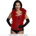 Red Feather Boa