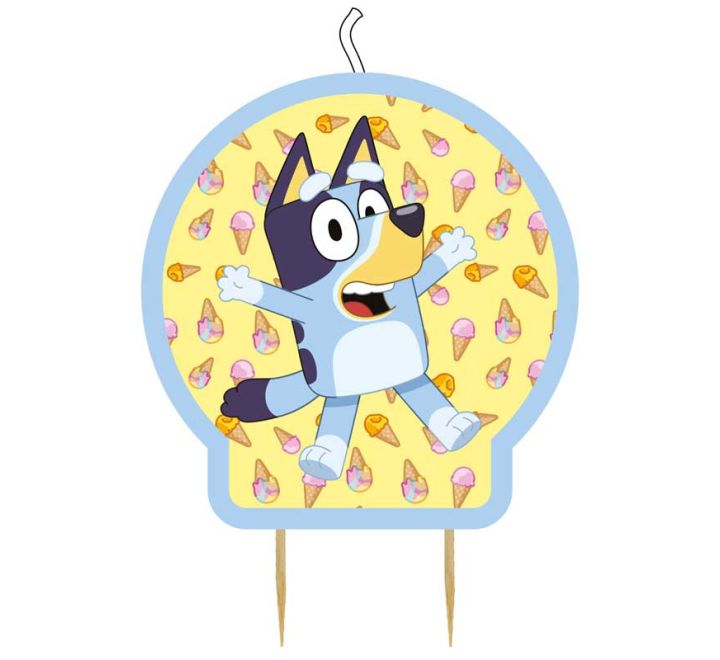 Bluey Birthday Candle