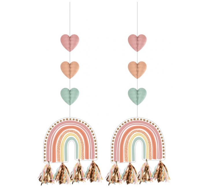 Boho Rainbow Hanging Cutouts