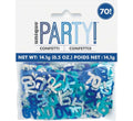 Glitz Blue 70 Confetti