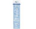 Happy 40th Birthday Banner Blue & Silver 9ft
