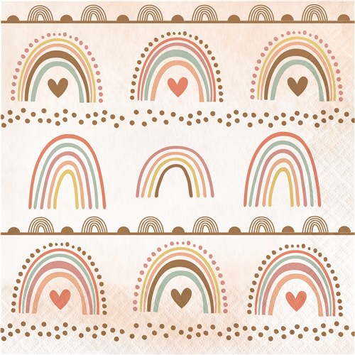 Boho Rainbow Napkins 16ct