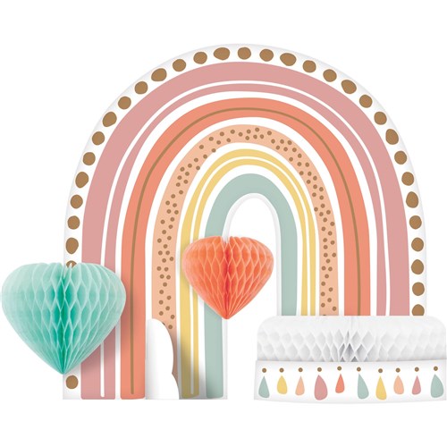 Boho Rainbow Table Centre Piece