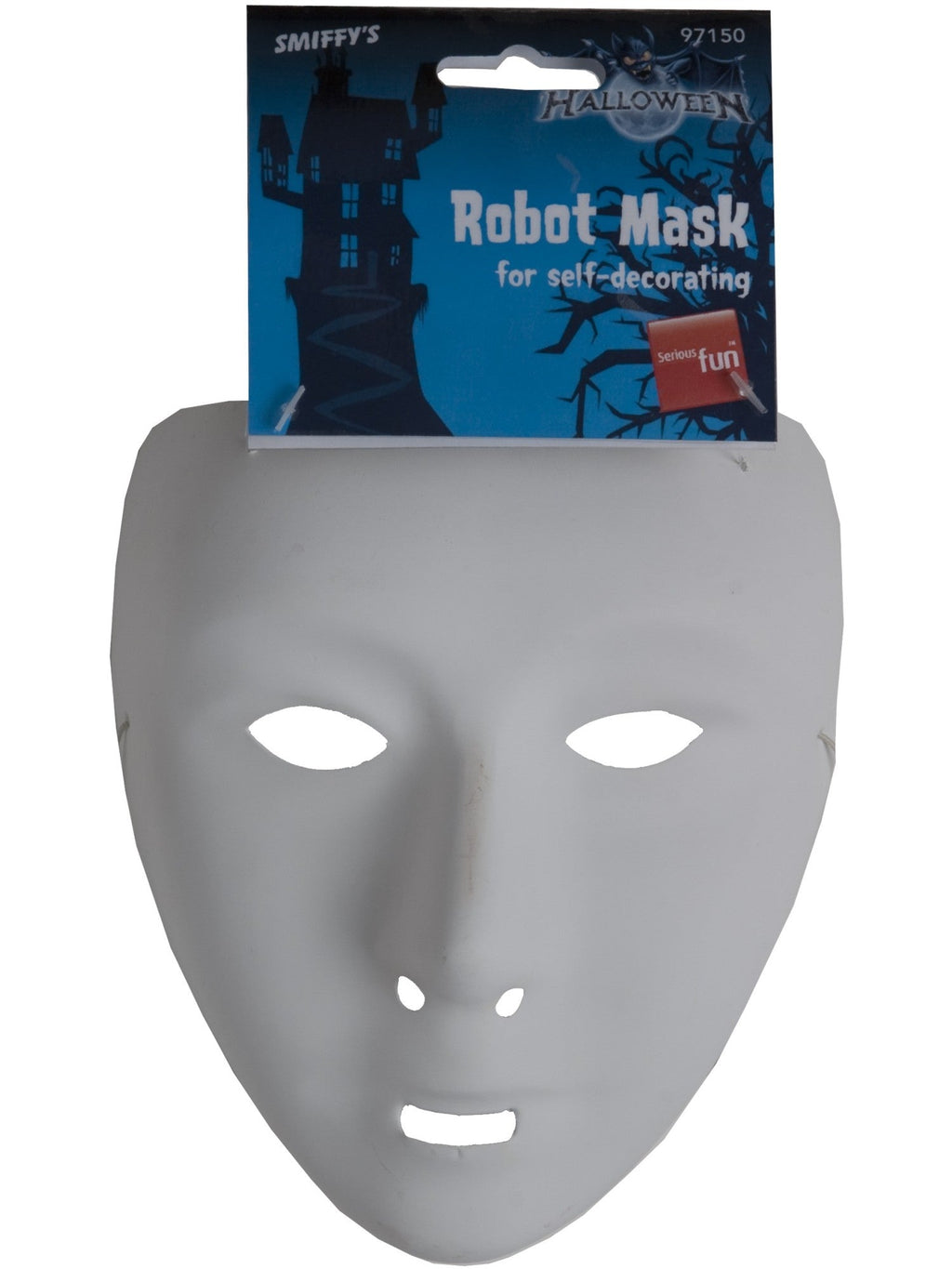 White Robot Mask