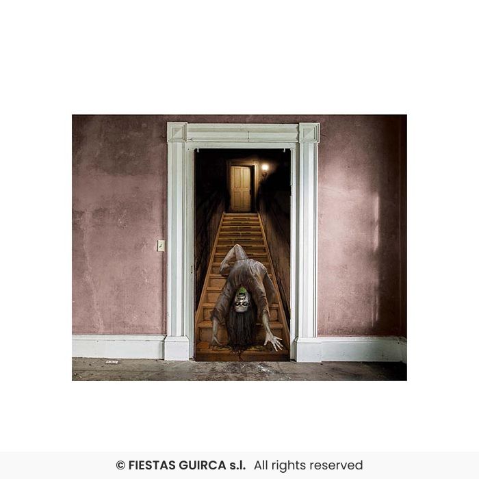 Scary Stairs Door Decoration