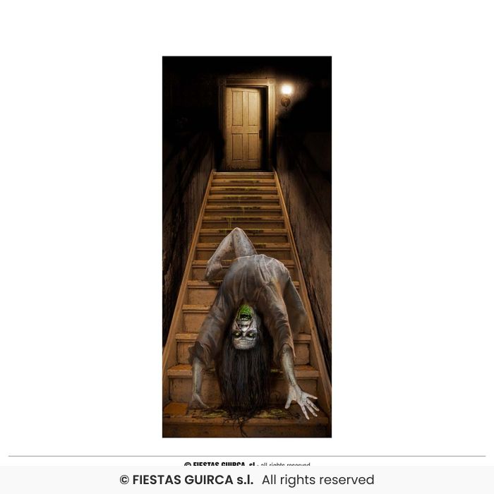 Scary Stairs Door Decoration
