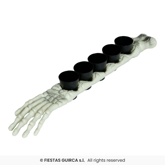 Skeleton Arm Shot Glass Holder