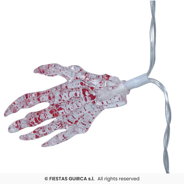 Skeleton Hand Garland