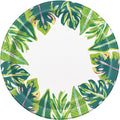 Tropical Leaves Paper Plate 7"