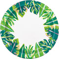 Tropical Leaves Paper Plate 9"